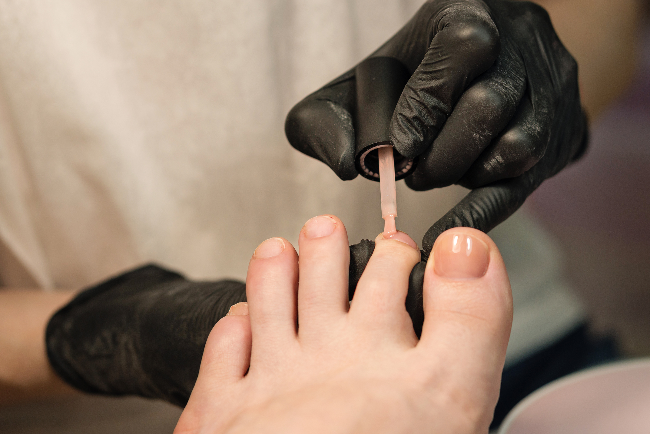 Woman Getting Pedicure